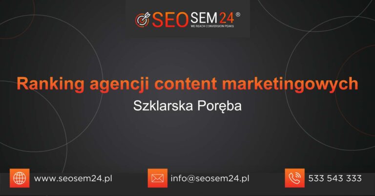Ranking agencji content marketingowych w Szklarskiej Porębie