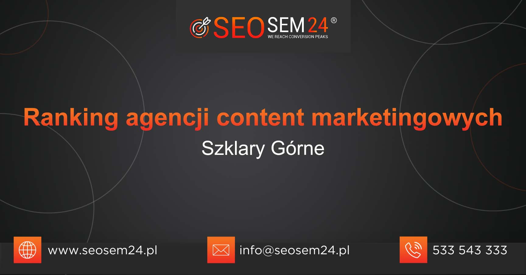 Ranking agencji content marketingowych w Szklarych Górnych
