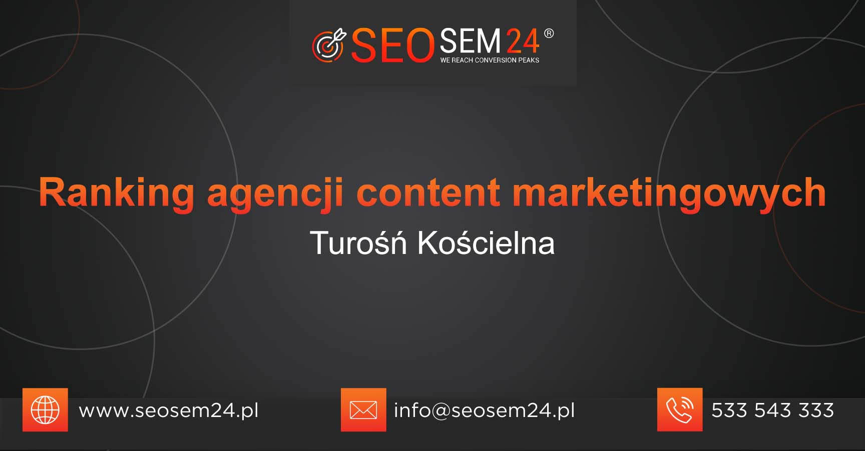 Ranking agencji content marketingowych w Turośni Kościelnej