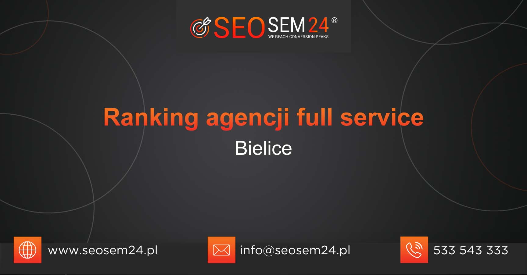 Ranking agencji Full Service w Bielicach
