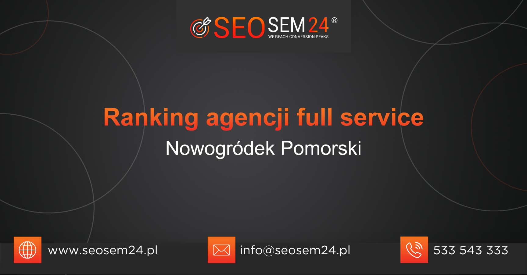 Ranking agencji Full Service w Nowogródku Pomorskim