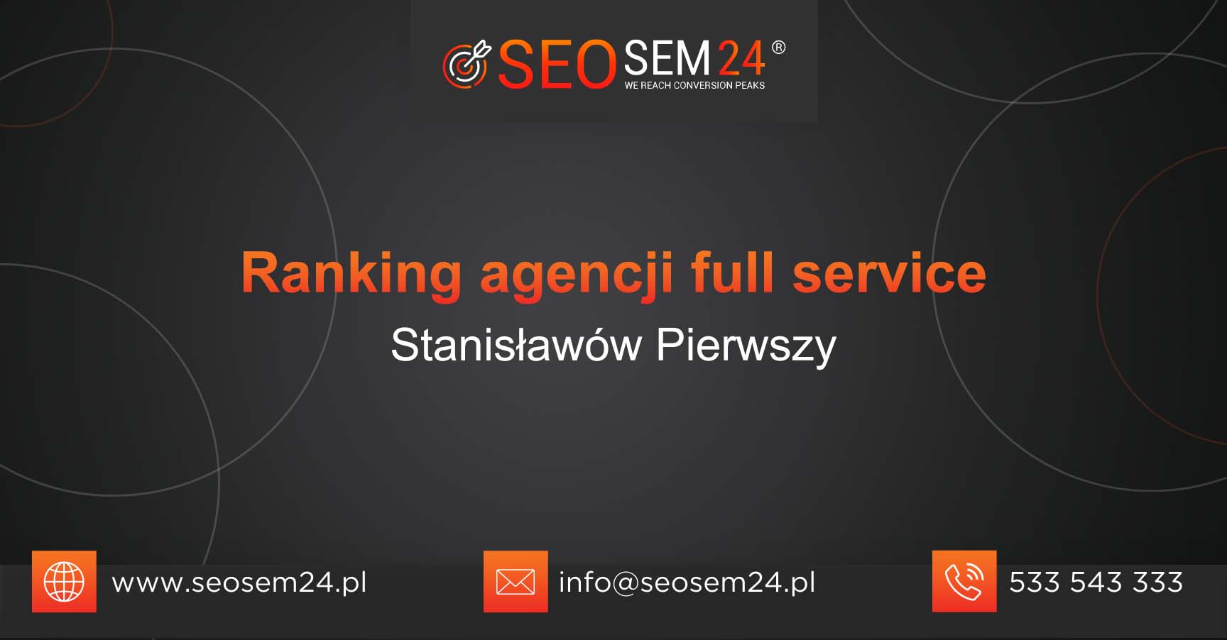 Ranking agencji Full Service w Stanisławowie Pierwszym