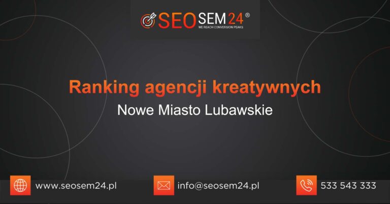 Ranking agencji kreatywnych Nowe Miasto Lubawskie