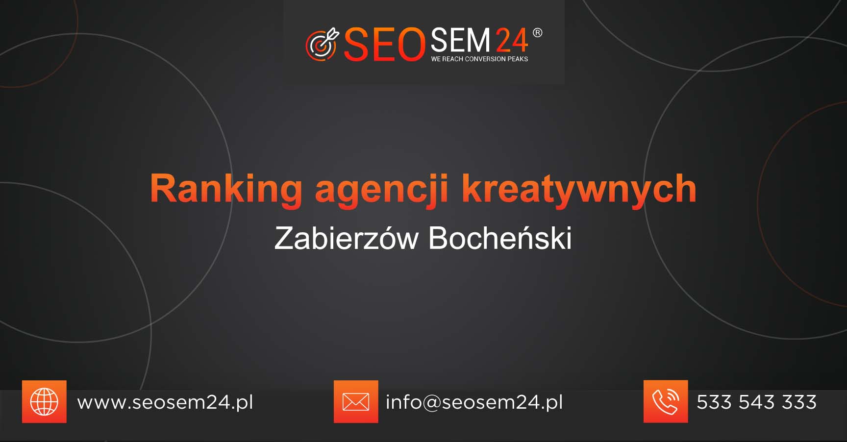 Ranking agencji kreatywnych w Zabierzowie Bocheńskim
