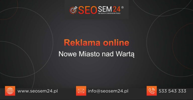 Reklama online Nowe Miasto nad Wartą