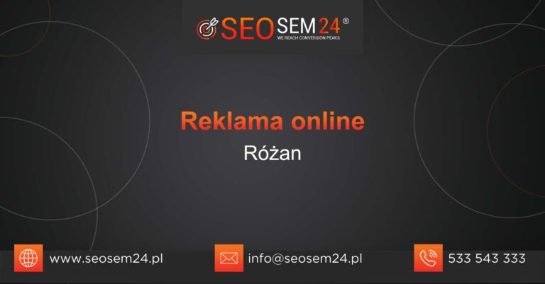 Reklama online Różan