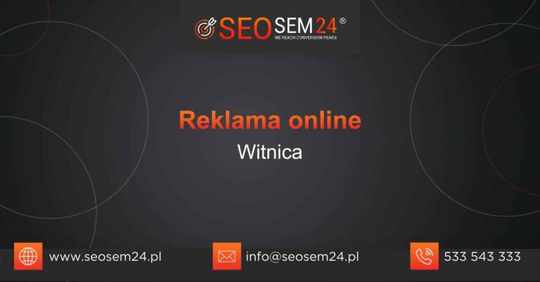 Reklama online Witnica