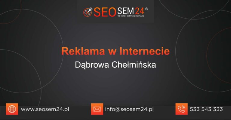 Reklama w Internecie Dąbrowa Chełmińska