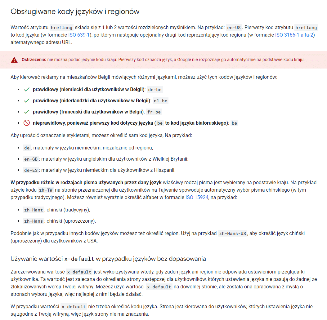 Reklama w Internecie w Garwolinie – Wielojęzyczność w Google