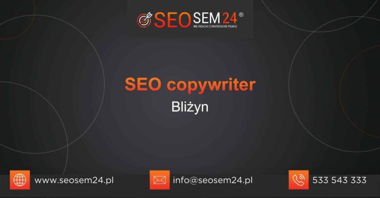 SEO copywriter Bliżyn