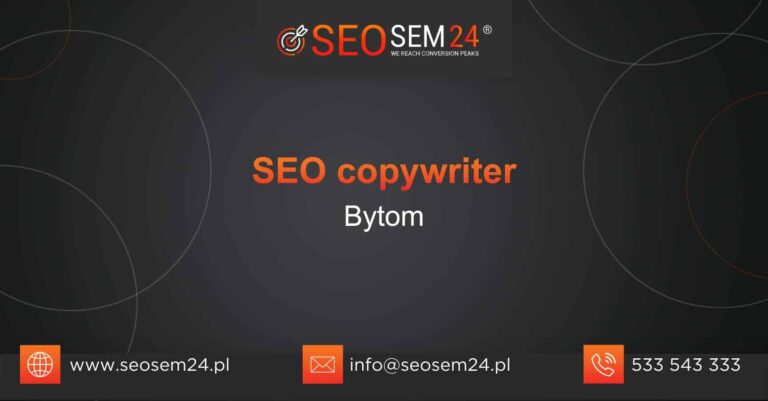 SEO copywriter Bytom