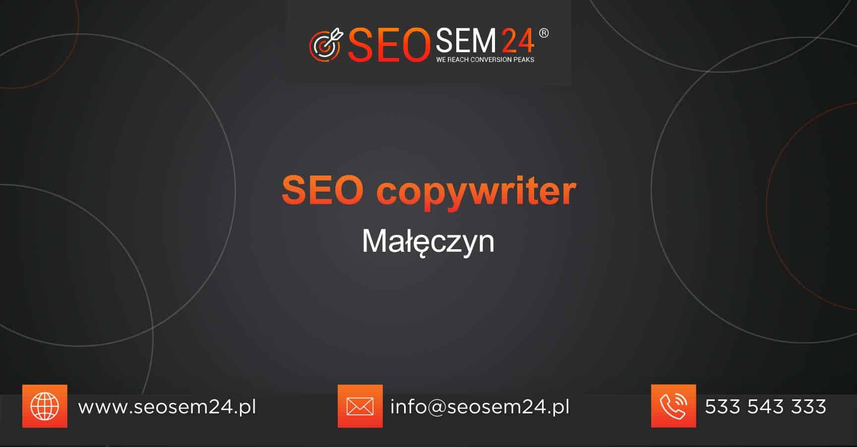 SEO copywriter Małęczyn