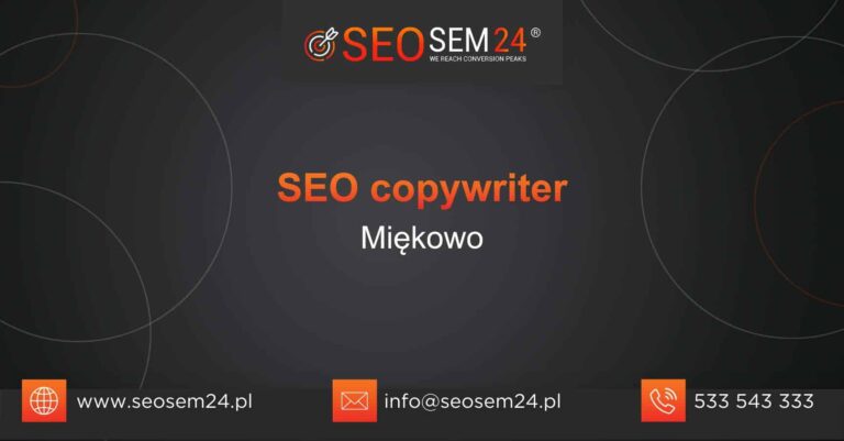 SEO copywriter Miękowo