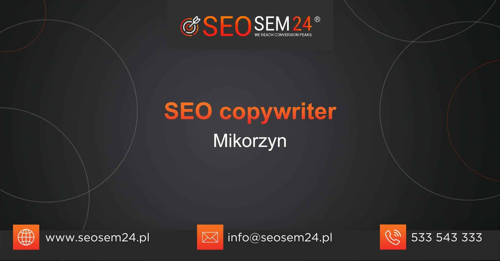 SEO copywriter Mikorzyn