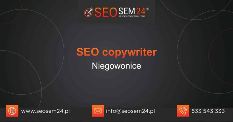 SEO copywriter Niegowonice
