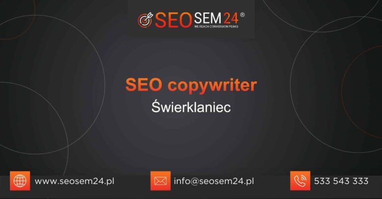 SEO copywriter Świerklaniec