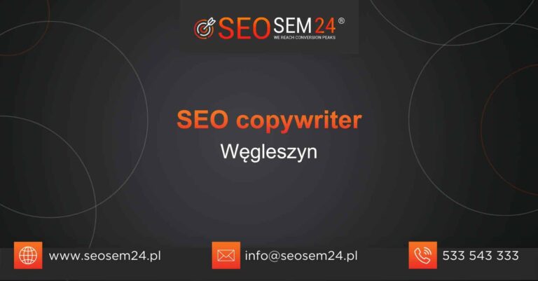 SEO copywriter Węgleszyn
