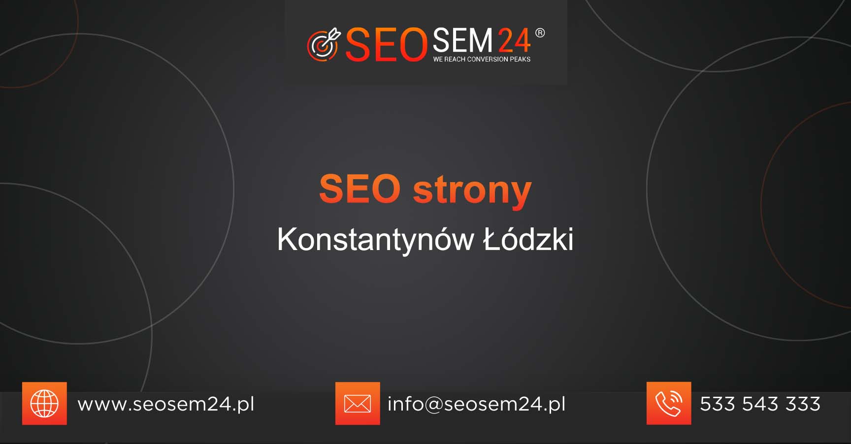 SEO strony Konstantynów Łódzki