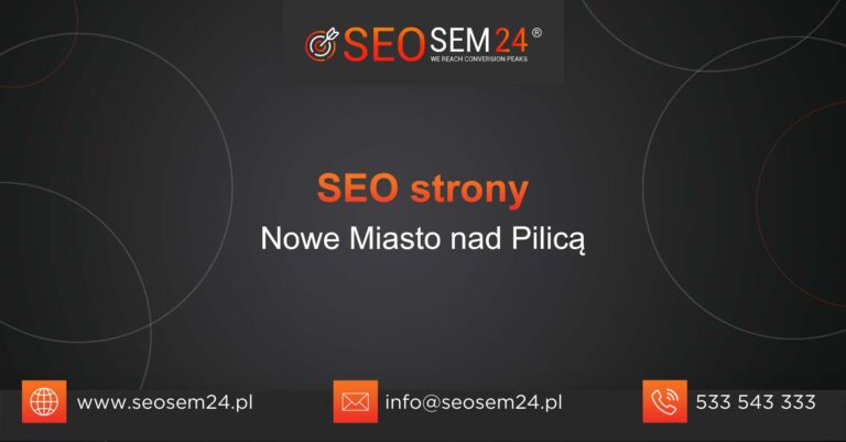 SEO strony Nowe Miasto nad Pilicą