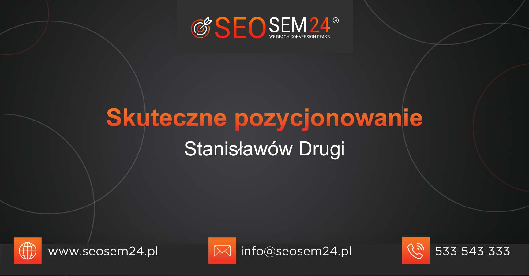 Skuteczne pozycjonowanie Stanisławów Drugi