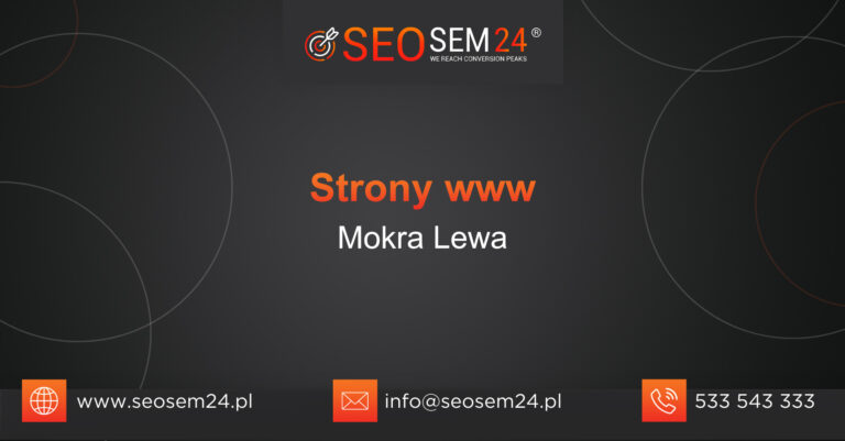 Strony www Mokra Lewa