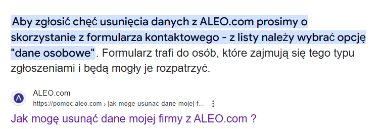 Usuwanie profilu ALEO – instrukcja. Usuwanie profilu ALEO – instrukcja.