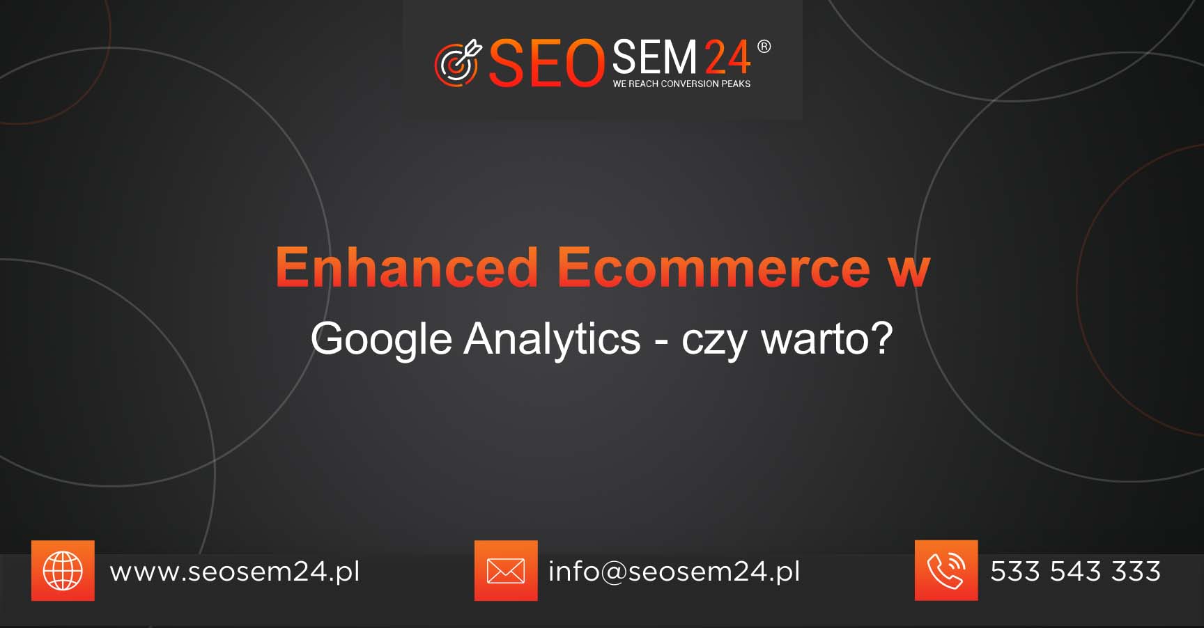 enhanced ecommerce w google analytics czy warto