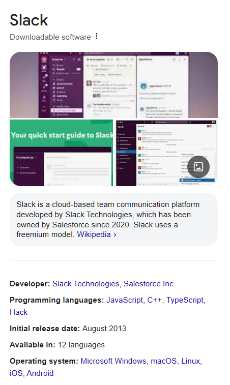Tworzenie stron WWW SaaS – Informacje o Slacku. Tworzenie stron WWW SaaS – Informacje o Slacku.