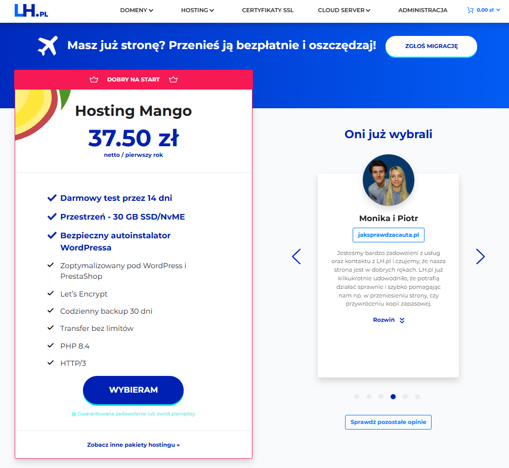 Tworzenie stron WWW SaaS – Przykładowy hosting do SaaS. Tworzenie stron WWW SaaS – Przykładowy hosting do SaaS.
