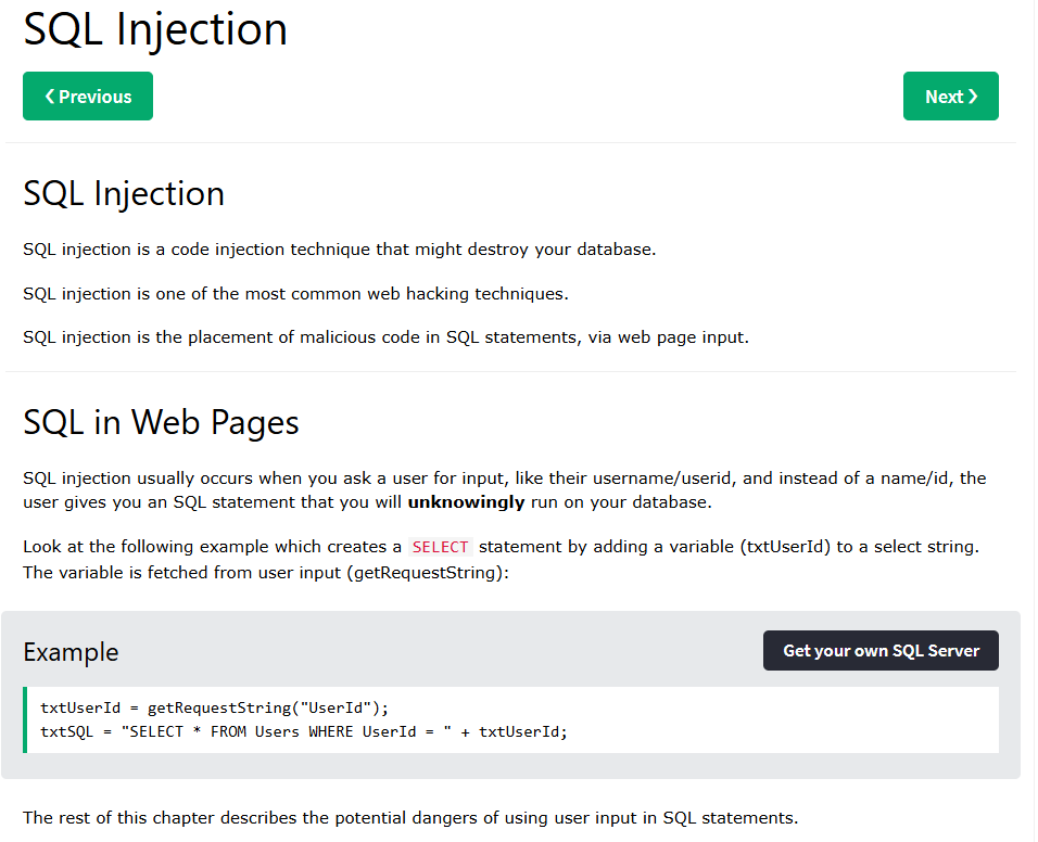 Tworzenie stron WWW opartych o autorski CMS – SQL Injection – wyjaśnienie. Tworzenie stron WWW opartych o autorski CMS – SQL Injection – wyjaśnienie.