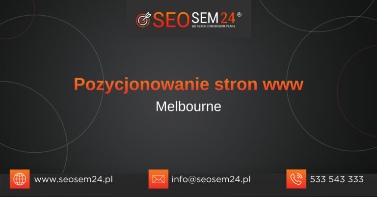 Pozycjonowanie stron www w Melbourne – SEO dla stron www w Melbourne