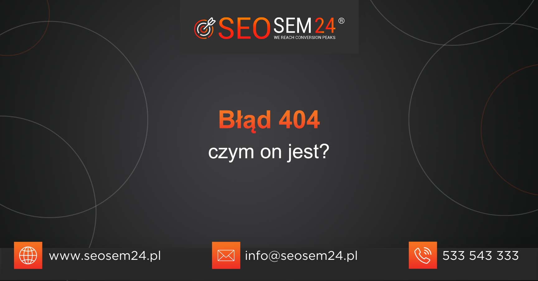Błąd 404 – czym on jest?