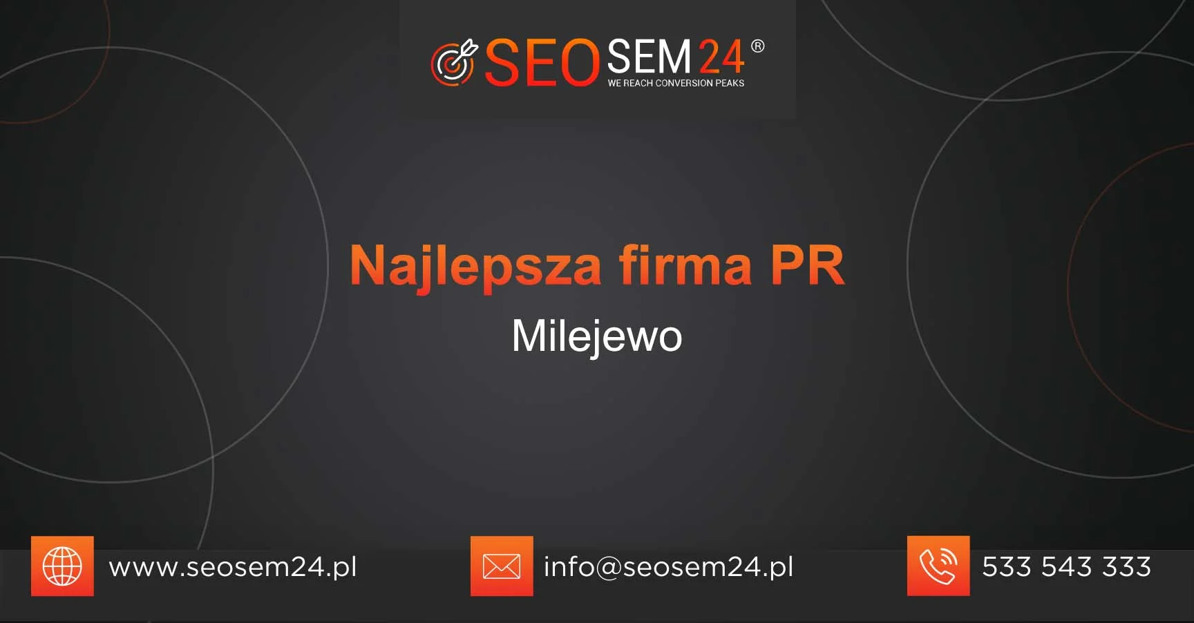 Najlepsza firma PR Milejewo