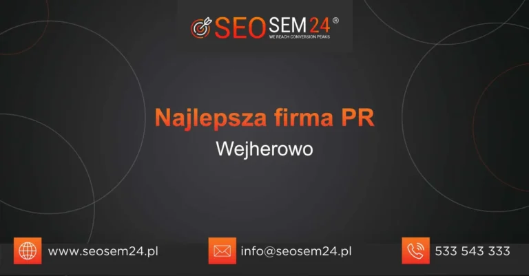 Najlepsza firma PR Wejherowo