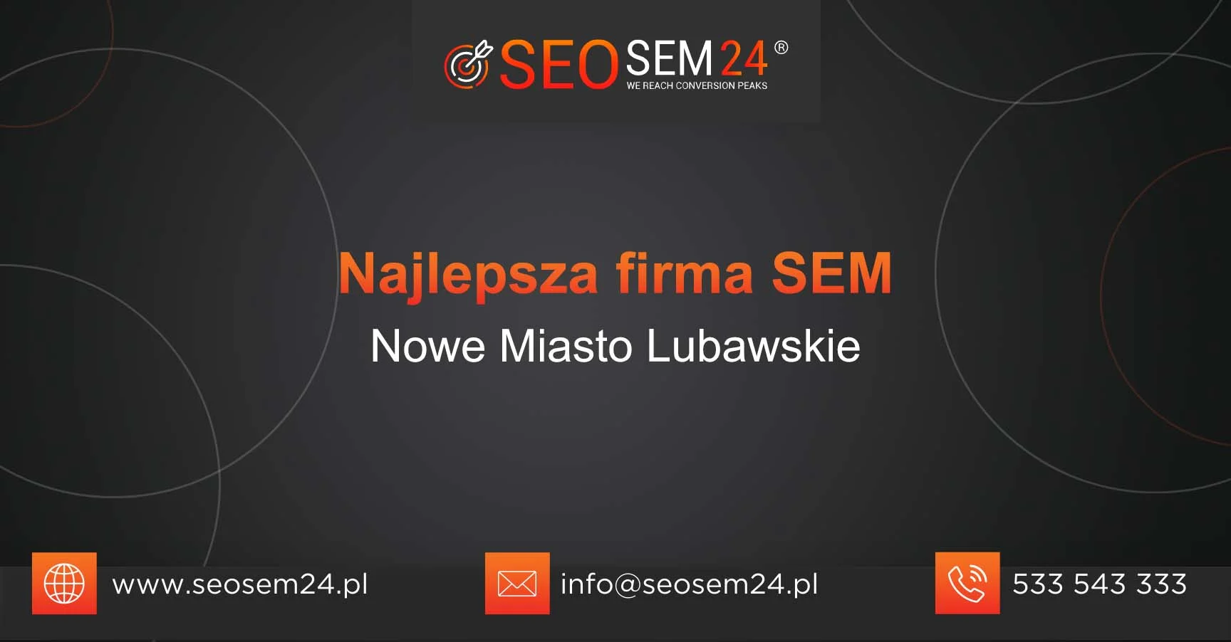 Najlepsza firma SEM Nowe Miasto Lubawskie