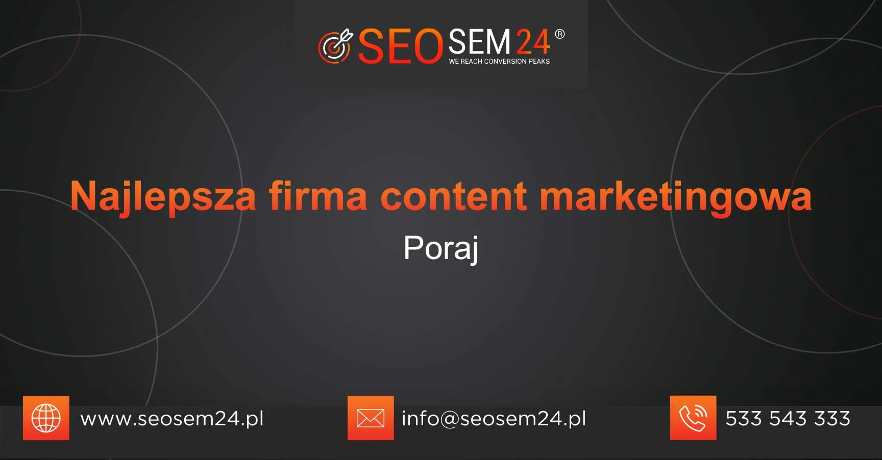 Najlepsza firma content marketingowa Poraj
