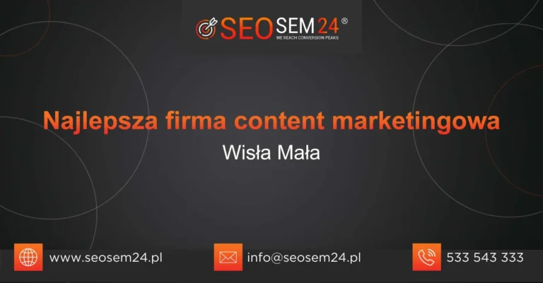 Najlepsza firma content marketingowa Wisła Mała