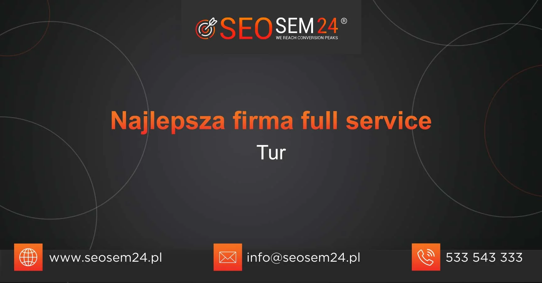 Najlepsza firma full service Tur