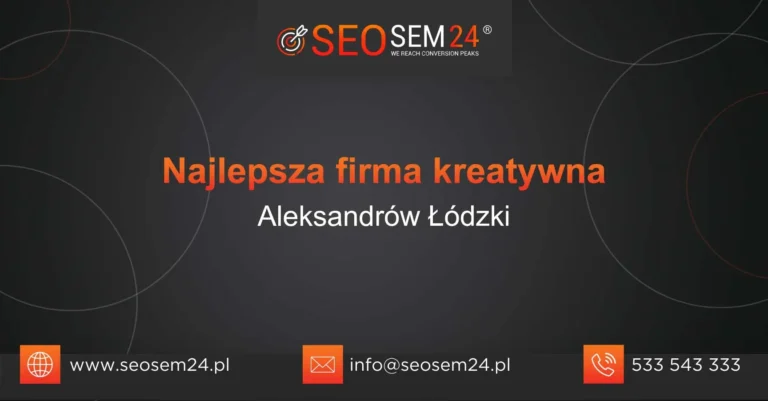 Ranking firm social media Aleksandrów Łódzki