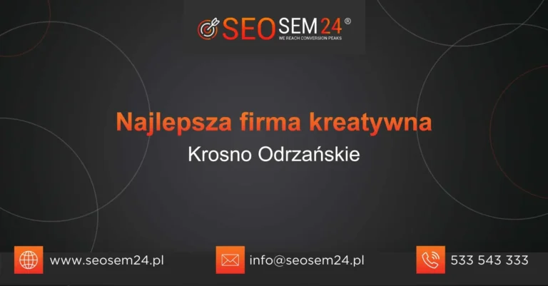 Ranking firm social media Krosno Odrzańskie