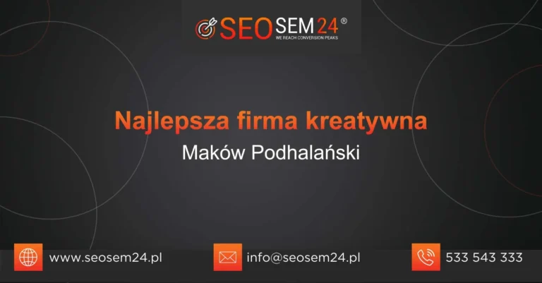 Ranking firm social media Maków Podhalański