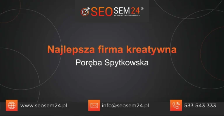 Ranking firm social media Poręba Spytkowska