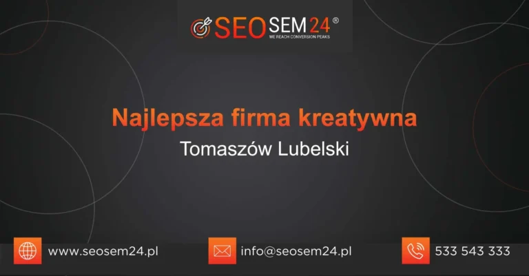 Ranking firm social media Tomaszów Lubelski