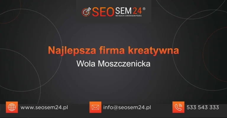 Ranking firm social media Wola Moszczenicka