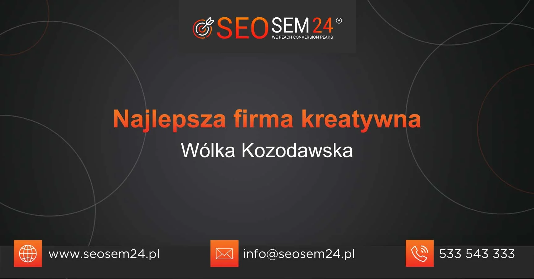 Najlepsza firma kreatywna Wólka Kozodawska
