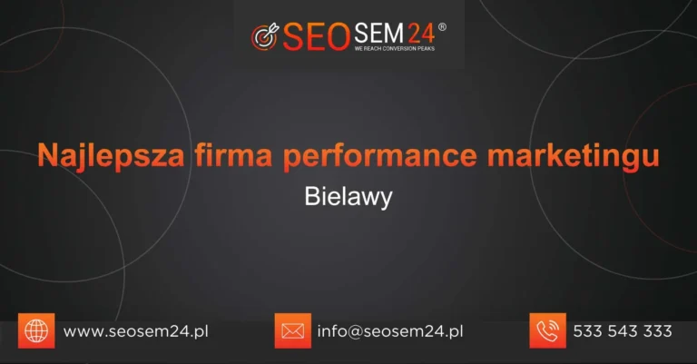 Najlepsza firma performance marketingu Bielawy