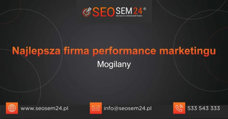 Najlepsza firma performance marketingu Mogilany