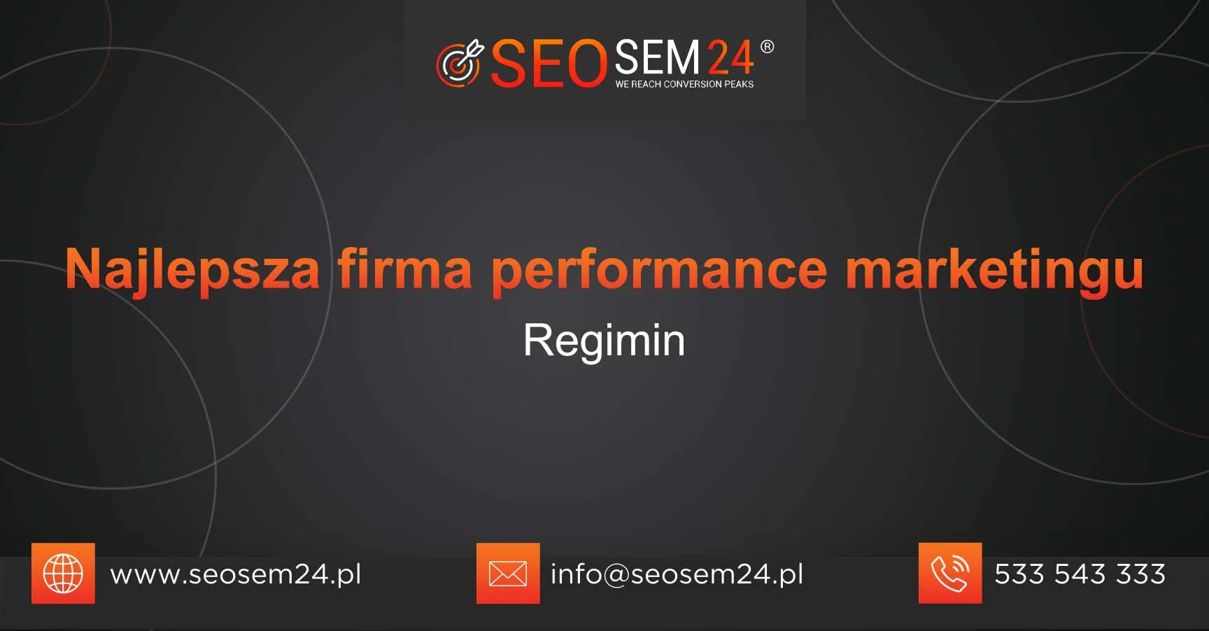 Najlepsza firma performance marketingu Regimin