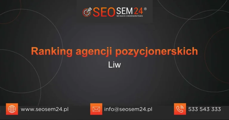 Ranking agencji pozycjonerskich Liw