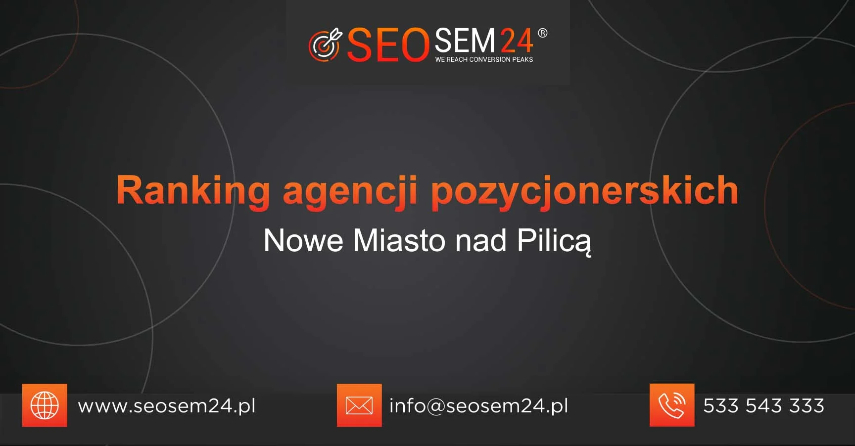 Ranking agencji pozycjonerskich Nowe Miasto nad Pilicą